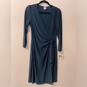 Green Anne Klein Wrap Dress NWT